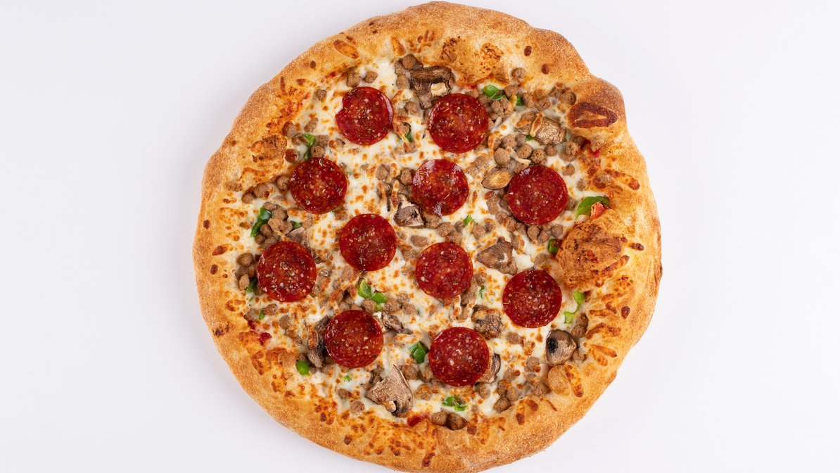 Order Everything Pizza food online from YO! Pizza & Fries store, Saint Paul on bringmethat.com
