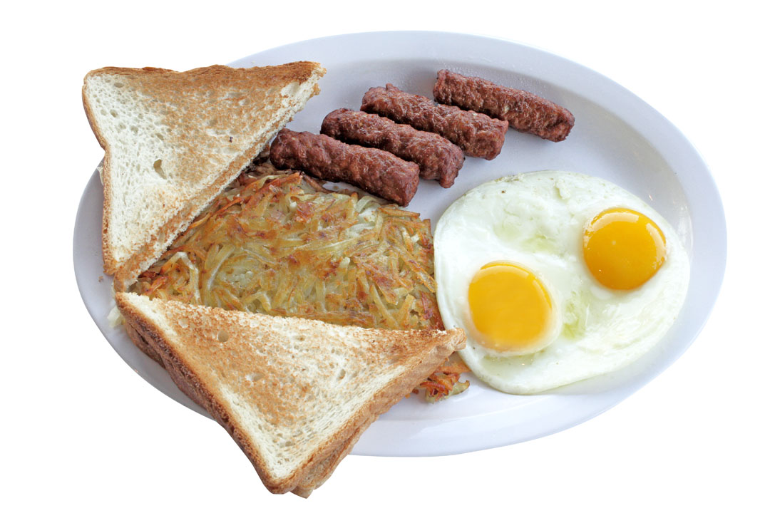 Order Sausage and Eggs Platter food online from Michael Super Burgers store, Whittier on bringmethat.com