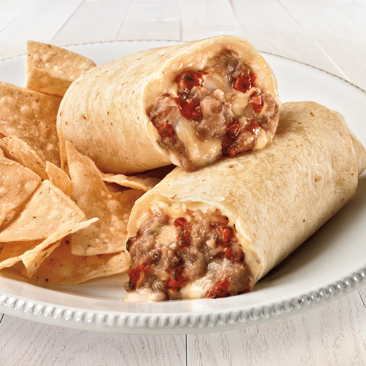 Order Bean & Cheese Burrito food online from Rubio's store, San Diego on bringmethat.com
