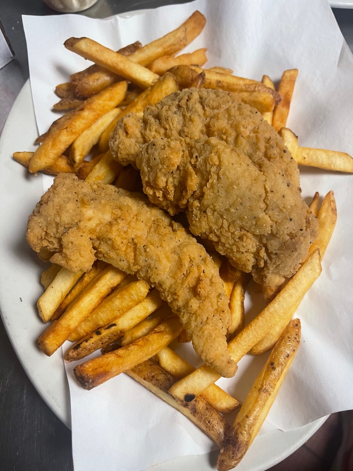 Order Chicken Tenders & Fries food online from New York J and P Pizza store, Mount Airy on bringmethat.com
