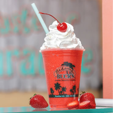 Order 5. Strawberry Freeze Cake Smoothie food online from Bahama Buck store, Mesa on bringmethat.com