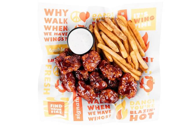 Order 6 boneless - small food online from Wingstand By Jefferson store, Kansas City on bringmethat.com