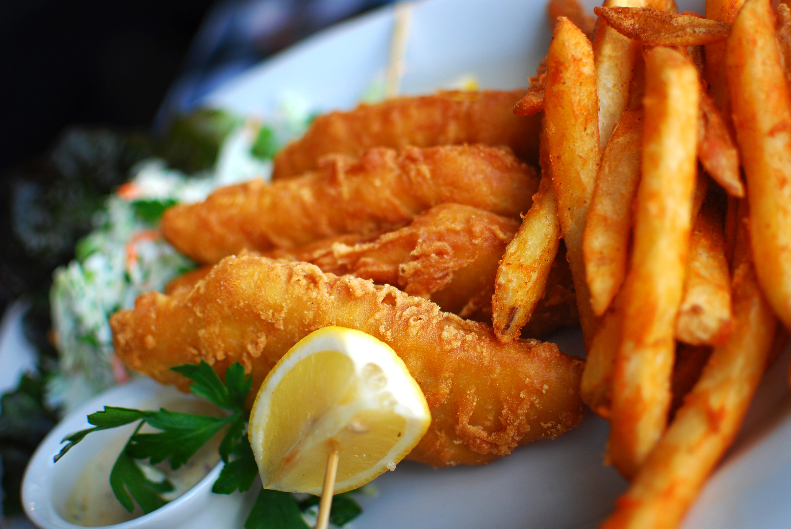 Order Fish and Chips food online from Pizza Today store, Groton on bringmethat.com