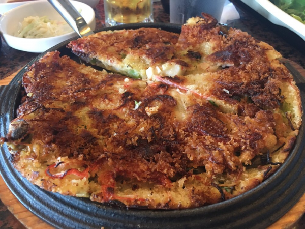 Order A2. Haemul Pajeon food online from Blue Ginger Korean BBQ store, Bellevue on bringmethat.com