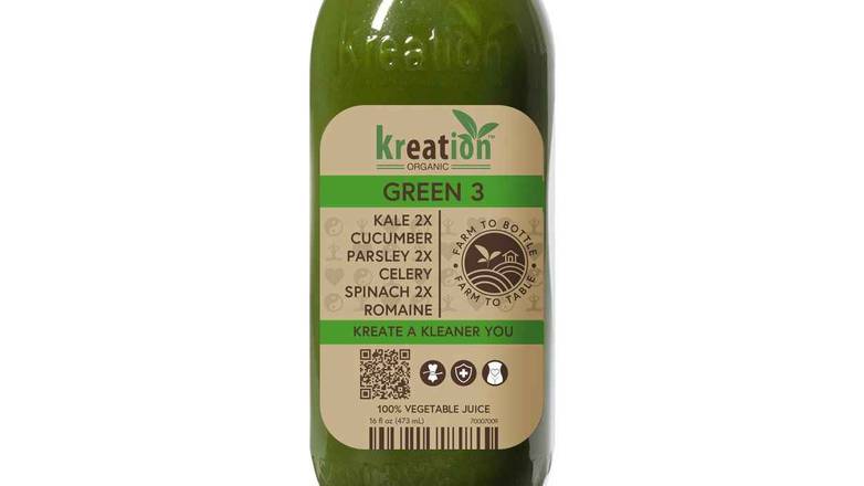 Order Green 3 food online from Kreation store, Manhattan Beach on bringmethat.com