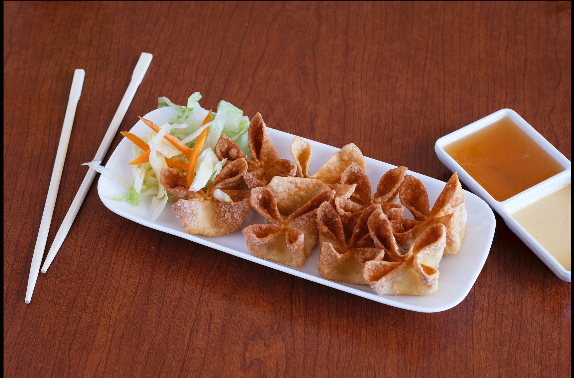 Order Cream Cheese Wontons food online from Lakeview Garden store, Westlake Village on bringmethat.com