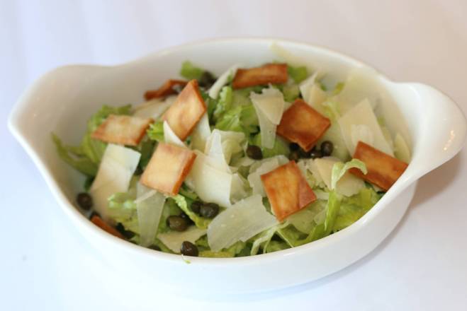 Order Ceaser Salad food online from Chickpeas Mediterranean Cafe store, Las Vegas on bringmethat.com