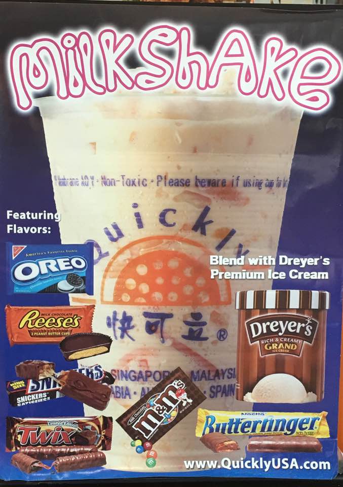 Order Butterfinger Milkshake food online from Quickly store, Tracy on bringmethat.com
