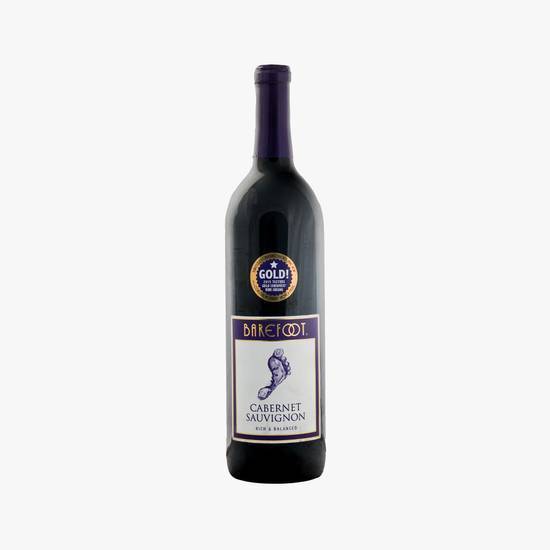 Order Barefoot Cabernet Sauvignon, 750mL (13.5% ABV) food online from Quick N' Easy Liquor & Wine store, Seattle on bringmethat.com