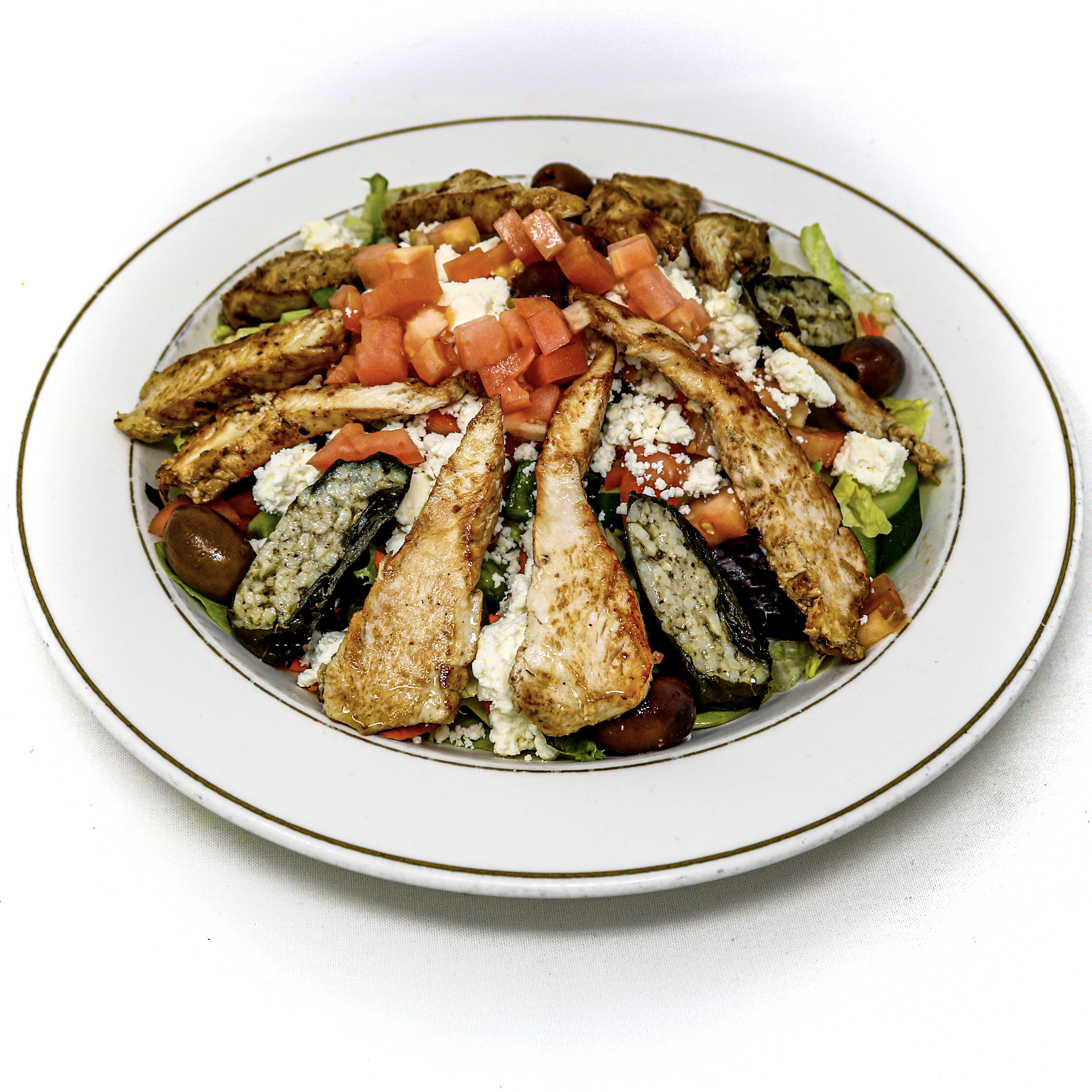 Order Greek Tavern Salad food online from Stateline Family Restaurant store, Tappan on bringmethat.com