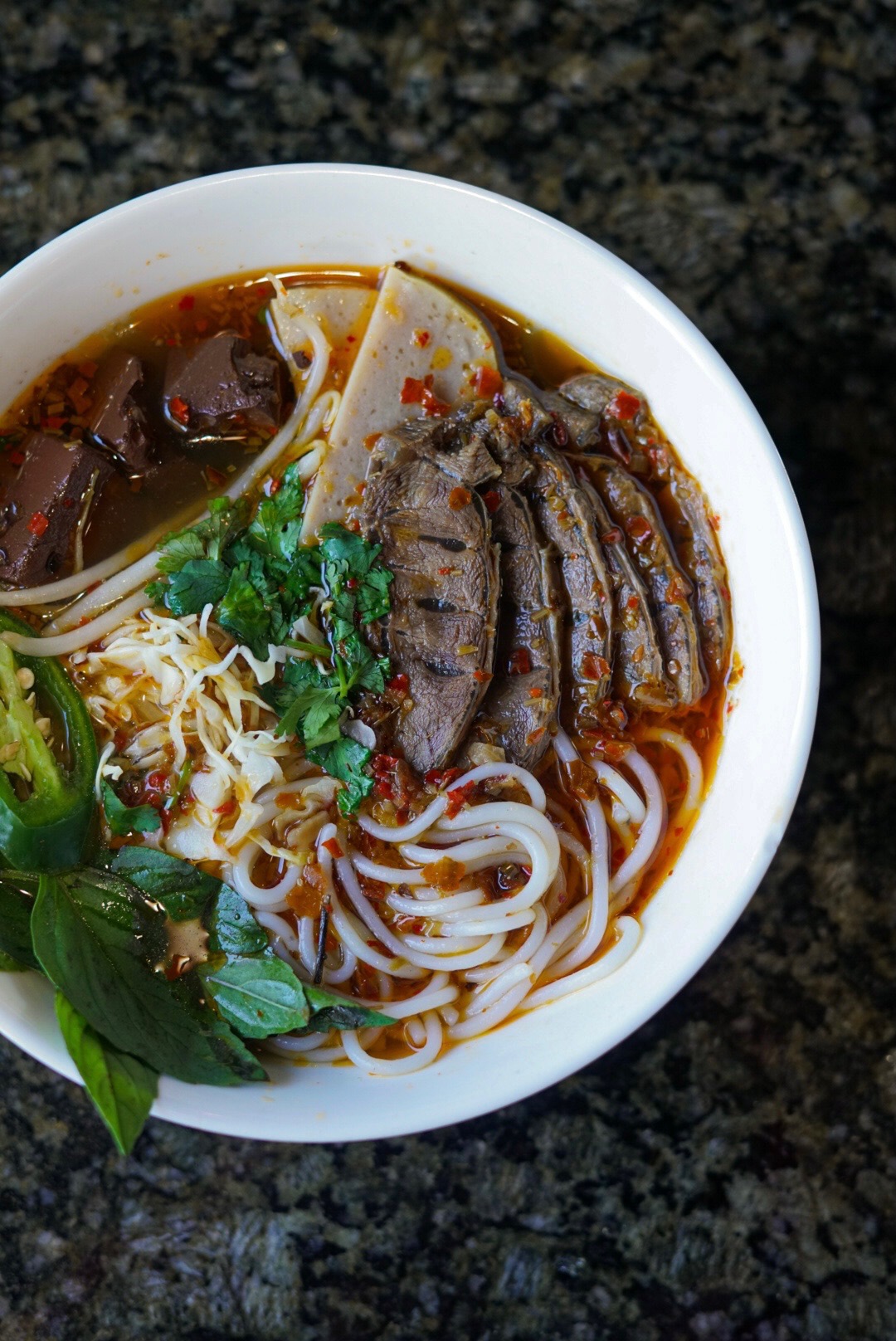 Order Spicy Beef Noodle Soup food online from Viet Palace Restaurant store, Pittsburg on bringmethat.com