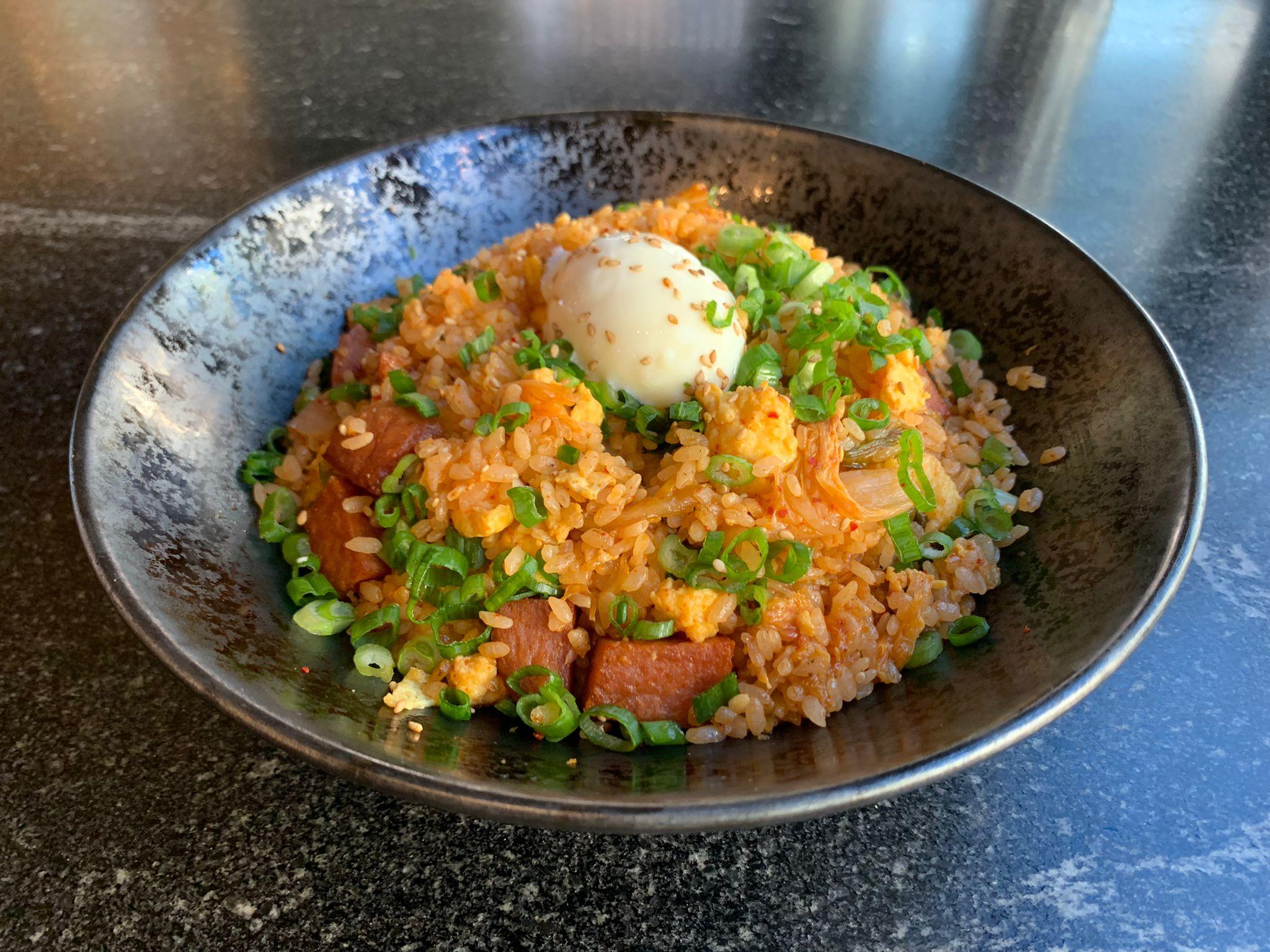 Order Spam & Kimchi Fried Rice food online from Obon Sushi & Ramen store, Tucson on bringmethat.com
