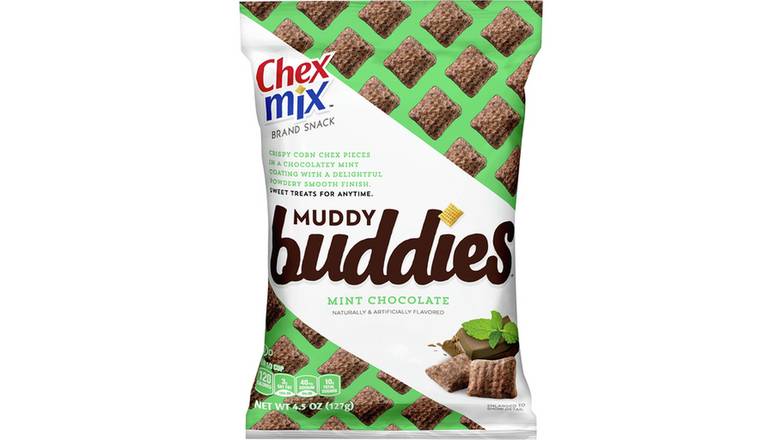Order Chex Mix Muddy Buddie Snack Mix Mint Chocolate food online from Energy Mart 3 store, Hendersonville on bringmethat.com