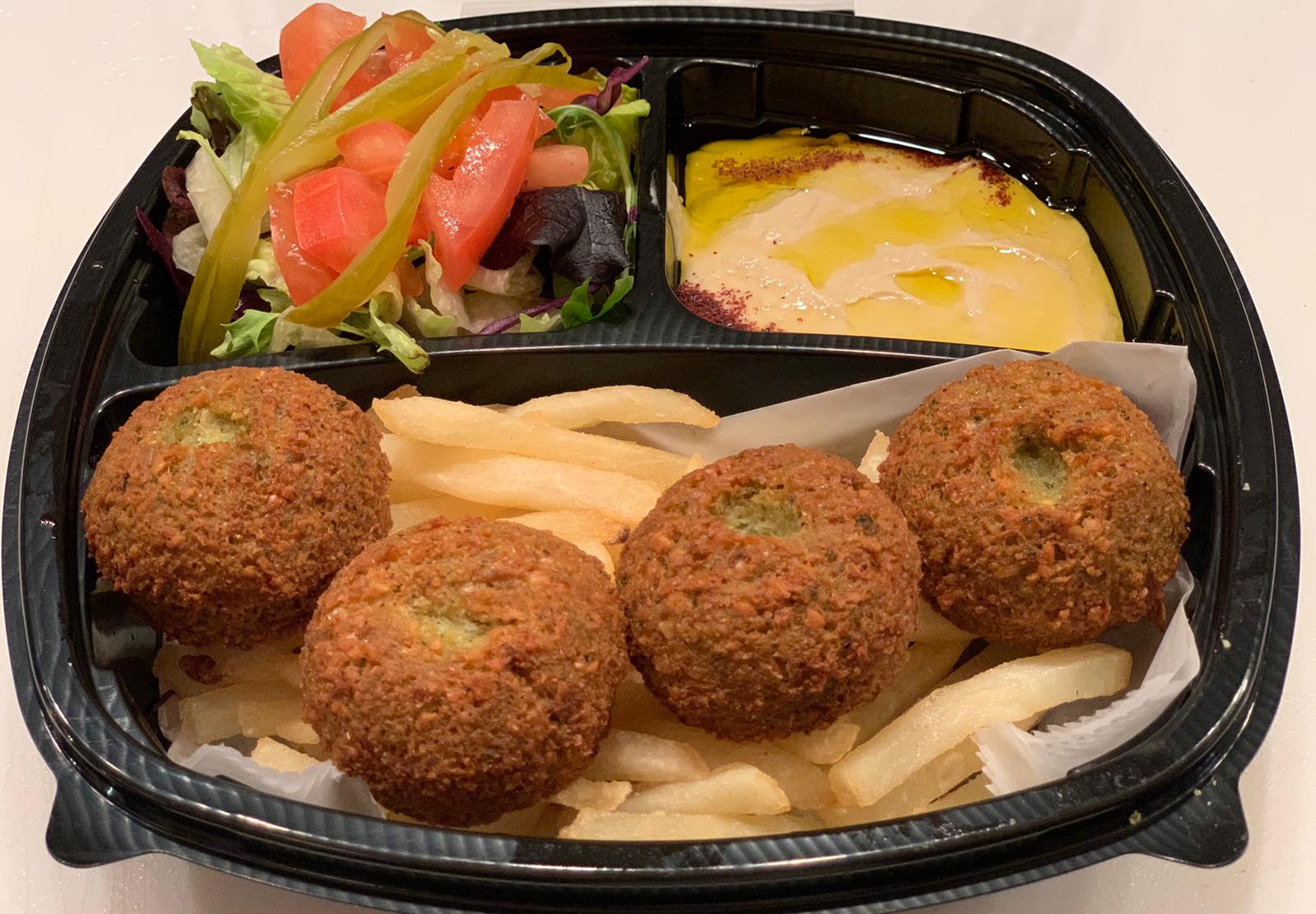Order Falafel Plate food online from Rosewater Middle Eastern Grill store, Pittsburgh on bringmethat.com