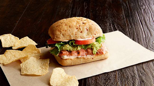 Order Wild Salmon-Wich food online from Jason Deli store, Topeka on bringmethat.com