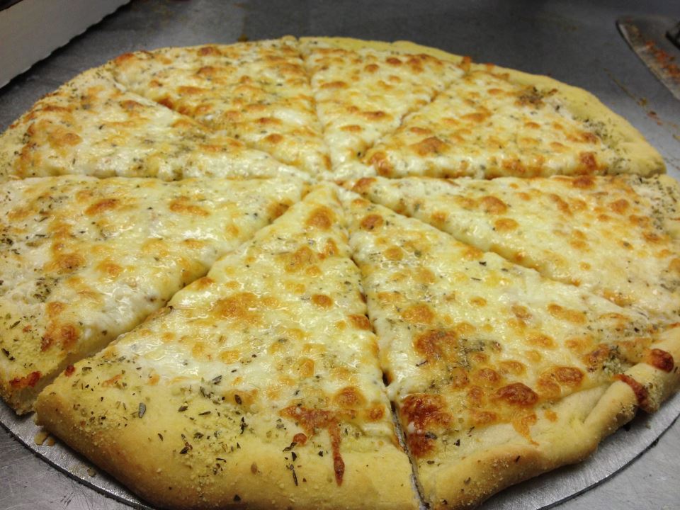 Order White Cheese Pizza food online from Kebab House store, Newport News on bringmethat.com
