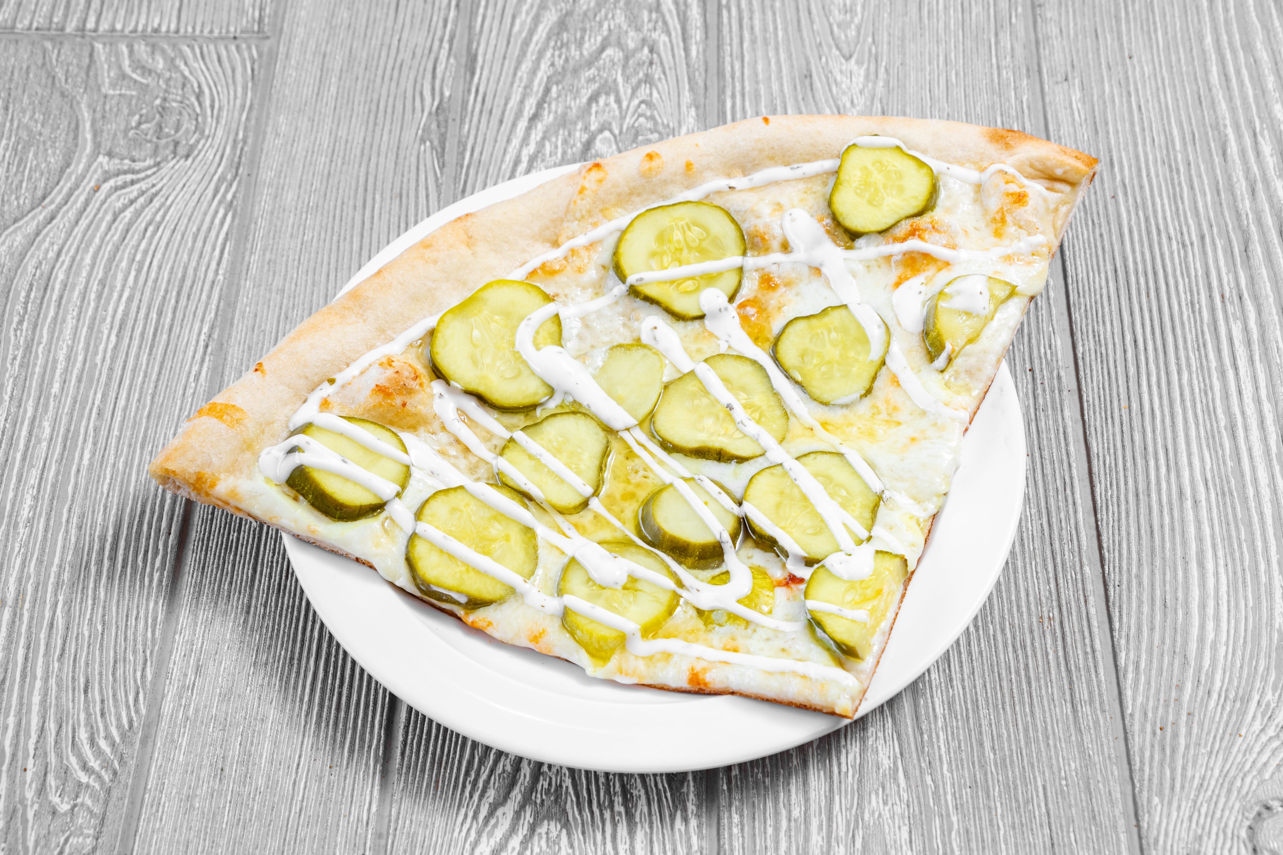 Order Pickle Pizza - Small 12" food online from Palermo Italian Grill store, Northampton on bringmethat.com