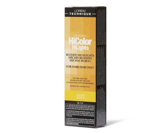 Order L'Oreal HiColor Blonde HiLights Permanent Creme HairColor: GOLDEN BLONDE food online from iDa Beauty Supply Store store, Middletown on bringmethat.com