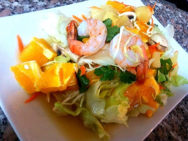 Order SP1. Thai Style Orange Salad food online from Thai Pk Restaurant store, Portland on bringmethat.com