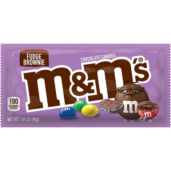Order M&M'S Fudge Brownie Singles Size Chocolate Candy, 1.41 OZ food online from Cvs store, FARGO on bringmethat.com