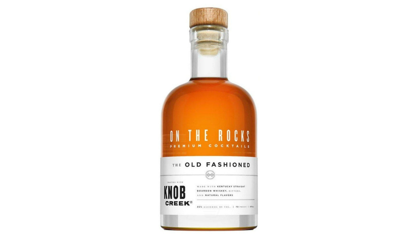 Order On the Rocks Premium Cocktails The Old Fashioned - Knob Creek 375mL food online from JR Food Mart store, Camarillo on bringmethat.com