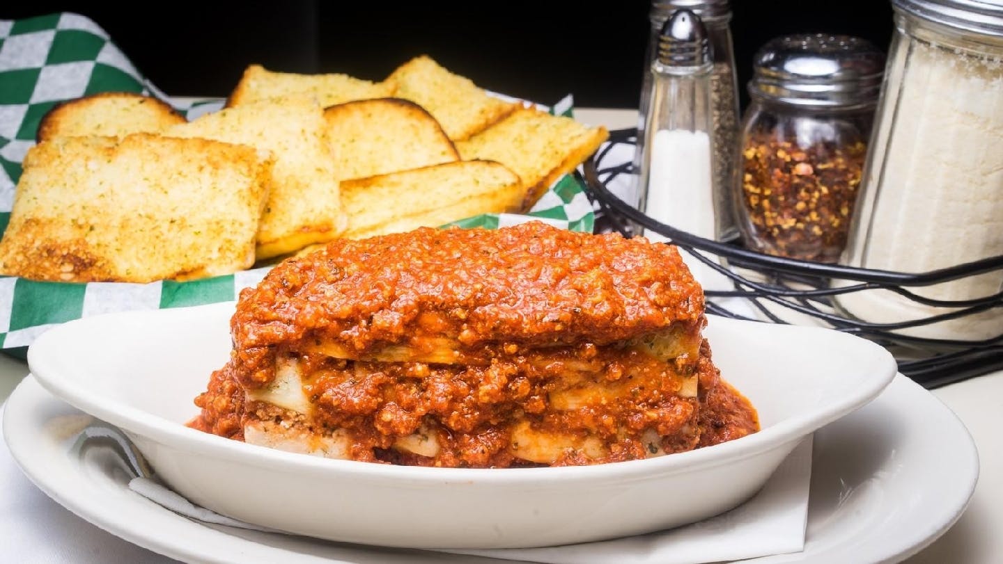 Order Lasagna with Meat Sauce - Individual food online from Sweet Taste of Italy store, Brooklyn Park on bringmethat.com