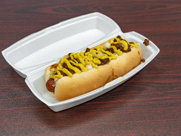 Order 6" Detroit (Coney) Dog food online from A1 DOGS & BURGERS store, Dearborn on bringmethat.com