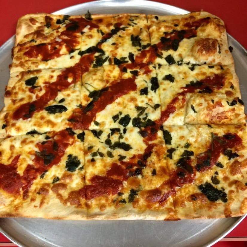 Order Grandma’s Pizza - Large food online from Lorenzo's Pizza store, Fountain Hill on bringmethat.com