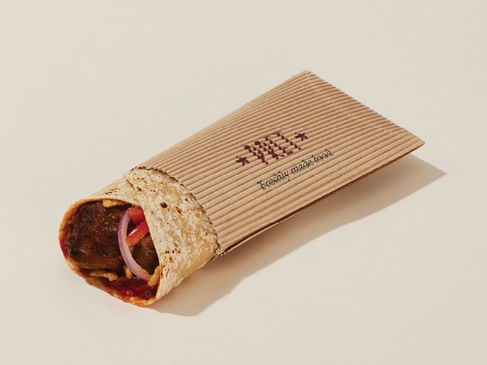Order Meatless Meatball Wrap food online from Pret A Manger store, New York on bringmethat.com