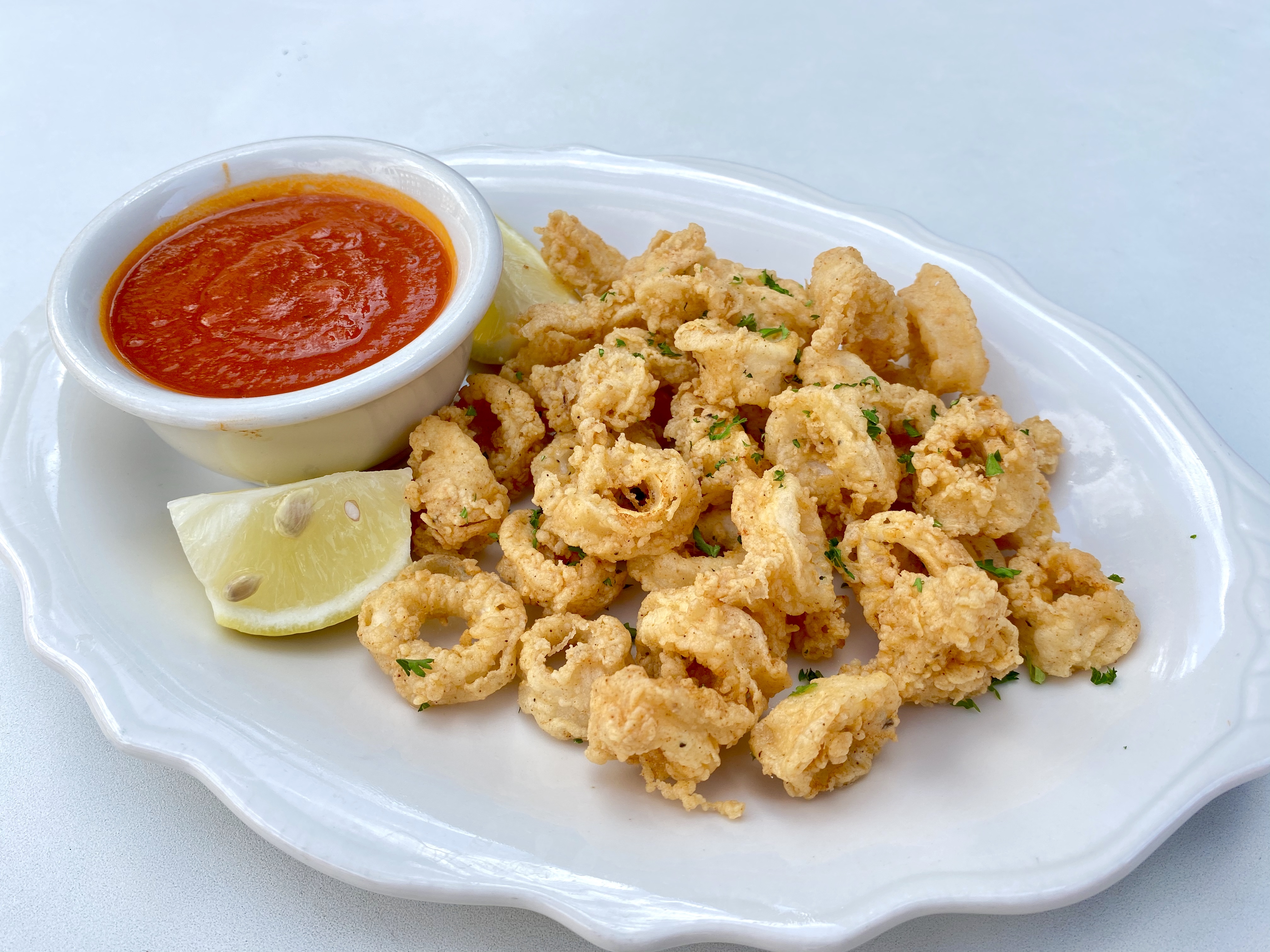 Order Fried Calamari food online from Margherita's restaurant store, Hoboken on bringmethat.com