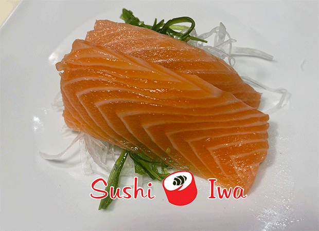 Order SALMON SASHIMI food online from Sushi Iwa store, Clayton on bringmethat.com