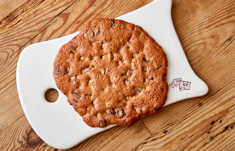 Order Gluten-Free Double Chocolate Chip Cookie food online from Le Pain Quotidien store, Los Angeles on bringmethat.com