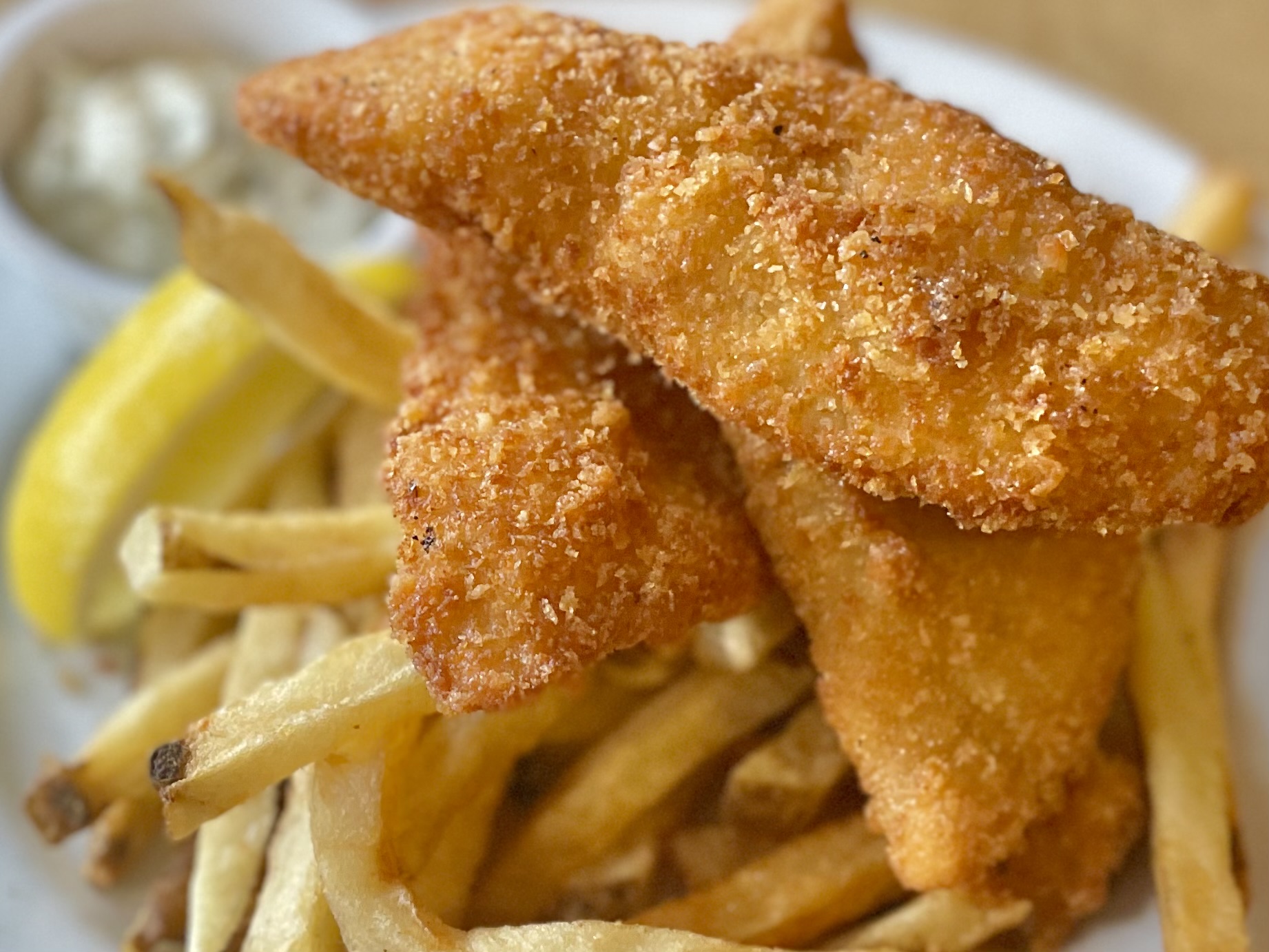 Order Battered & Breaded Rockfish & Chips food online from Cajun Kitchen store, Portland on bringmethat.com