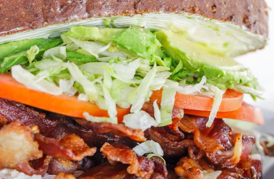 Order California BLT food online from Baggins Gourmet Sandwiches downtown store, Tucson on bringmethat.com