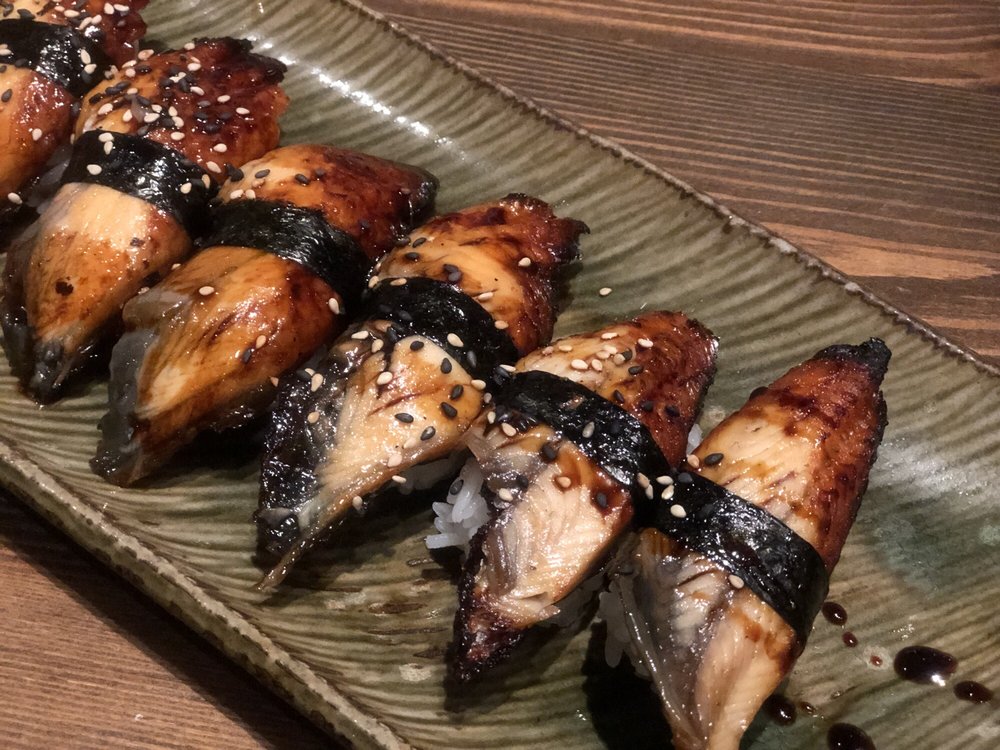 Order Unagi (eel) Sushi food online from Naked Fish Japanese Restaurant store, Chino Hills on bringmethat.com