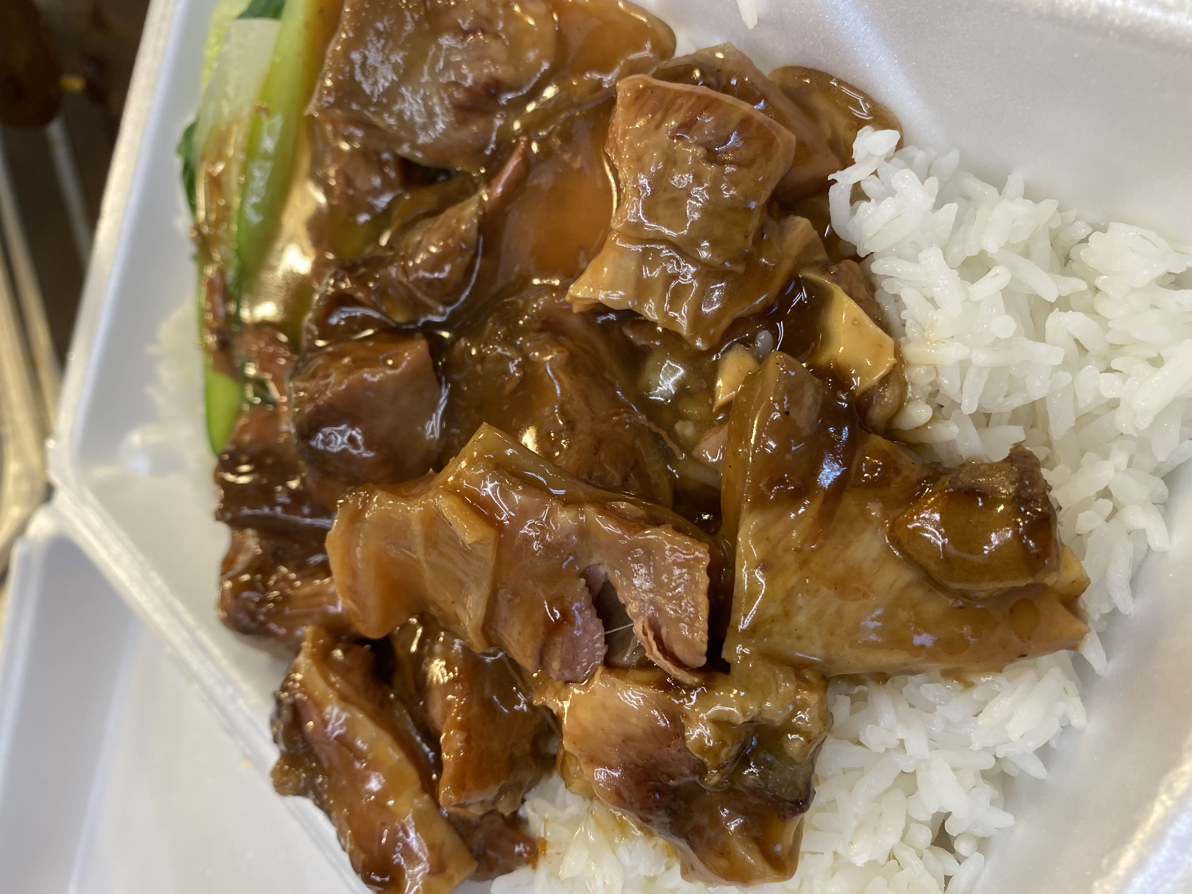 Order Beef Stew Rice Lunch Box food online from Jason Bbq store, Morton Grove on bringmethat.com