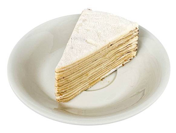 Order Vanilla Crepe Cake food online from Boba Time store, Glendale on bringmethat.com