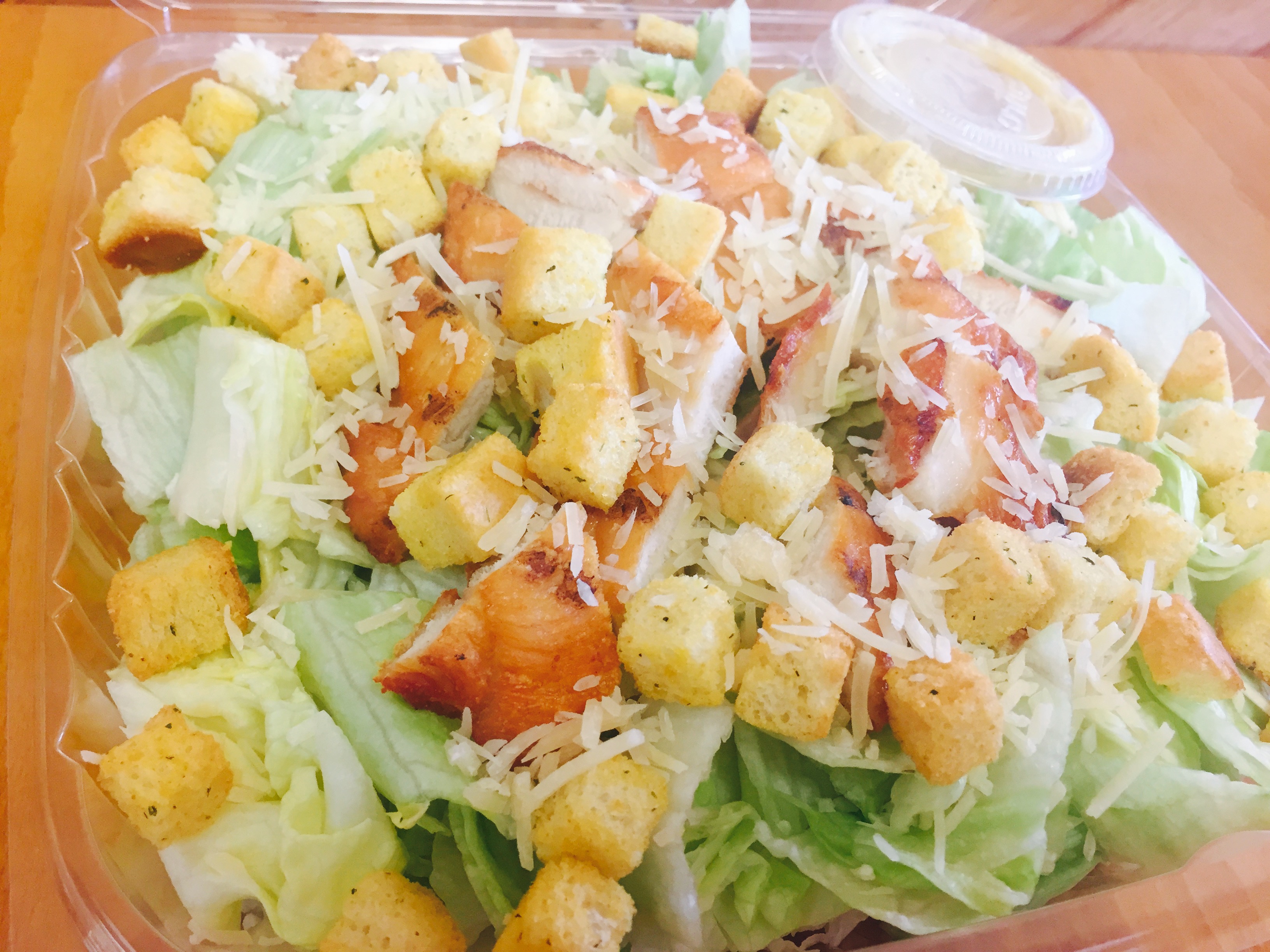 Order Grilled Chicken Caesar Salad food online from Gusto Pizza store, Delmar on bringmethat.com