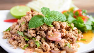 Order Spicy Larb Gai food online from Asian thai 2 go store, Dallas on bringmethat.com