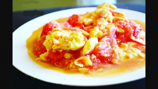 Order Stir Fried Tomato with Egg food online from Silk Road Garden store, Rowland Heights on bringmethat.com