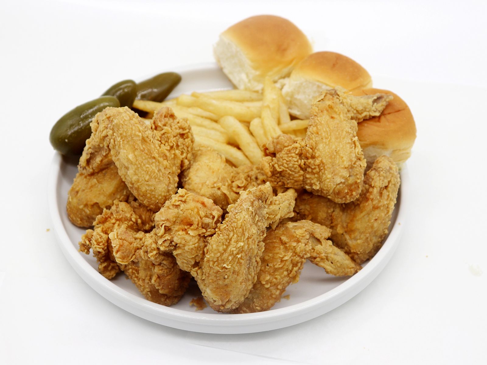 Order 8pc Whole Wings Meal Deal food online from Seashell #6 store, Chicago on bringmethat.com