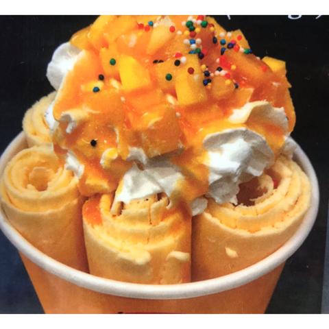 Order #8. Mango Tango Roll Ice Cream food online from Oma'oma'o Poke & Sushi store, Omaha on bringmethat.com