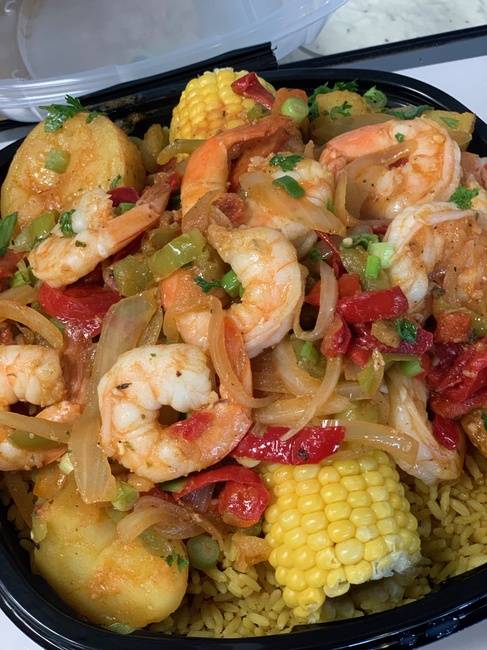 Order *Shrimp Skillet food online from Bailey Seafood store, Buffalo on bringmethat.com