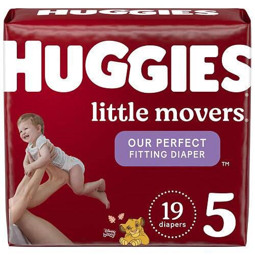 Order Huggies Little Movers Baby Diapers Size 5 - 19.0 ea food online from Walgreens store, FAIRBANKS on bringmethat.com