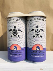 Order Hey Zay NEIPA by Salty Turtle Beer Company  (4x16oz- Can) food online from Topsail Island store, Surf City on bringmethat.com
