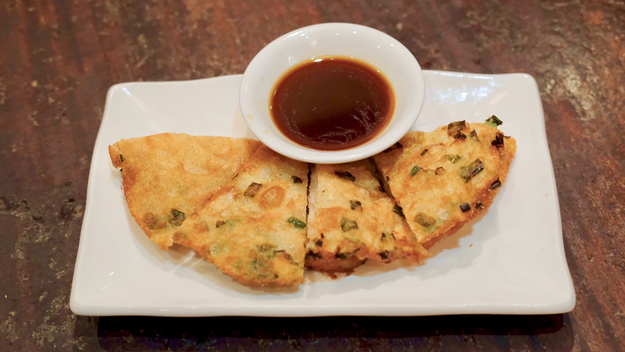 Order A5. Scallion Pancake food online from Ollie's To Go store, New York on bringmethat.com