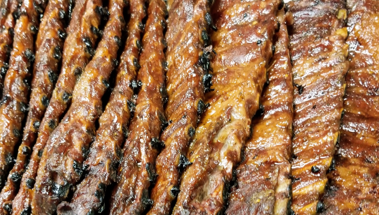 Order Half St. Louis Rib Tray food online from C.A.Y.A. Smoke House Grill store, Walled Lake on bringmethat.com