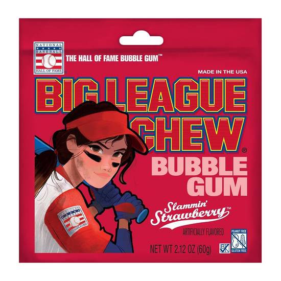 Order Big League Chew Tray -Strawberry food online from Shell Rock Spring store, Bel Air on bringmethat.com