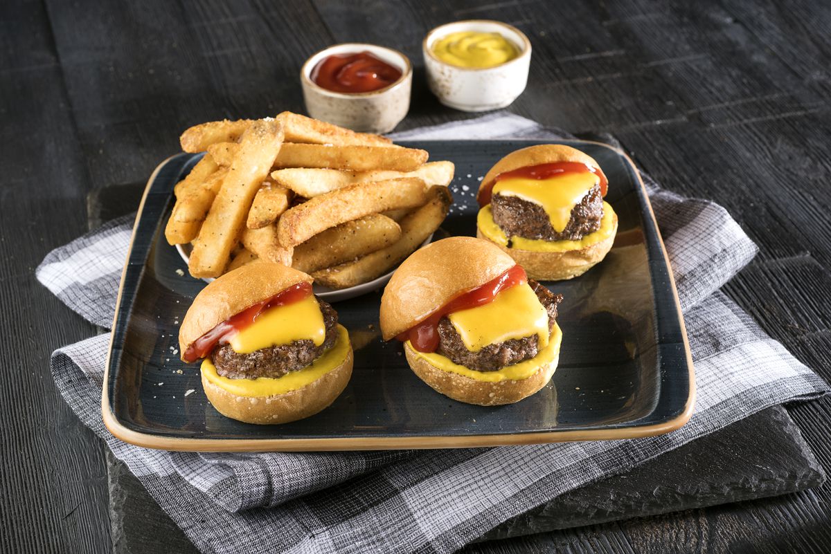 Order Cheeseburger Sliders food online from Pats Select Pizza Grill store, Warrington on bringmethat.com