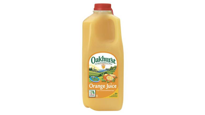 Order Oakhurst Orange Juice, Half Gallon food online from Star Variety store, Cambridge on bringmethat.com